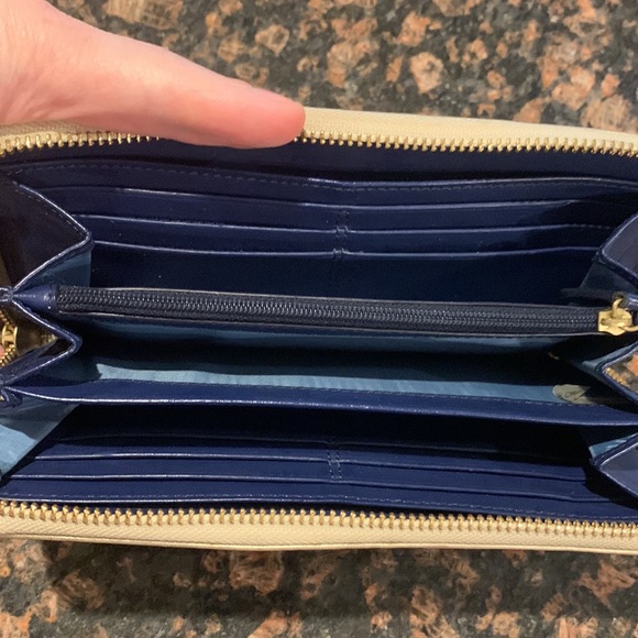 Coach Poppy Madras plaid zip around wallet - Picture 8 of 10